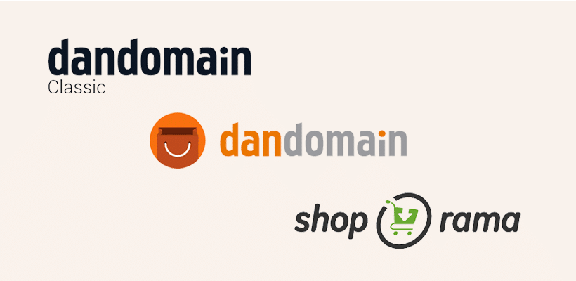 Logografik til integrationen med DanDomain og Shoporama.